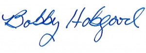 Bobby Hobgood's signature