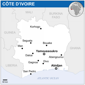 Ivory Coast Map 2