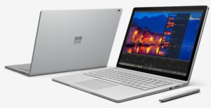 Microsoft Surface Book in open position