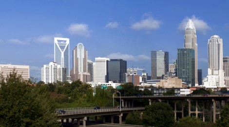 What helps Charlotte businesses address social sustainability?