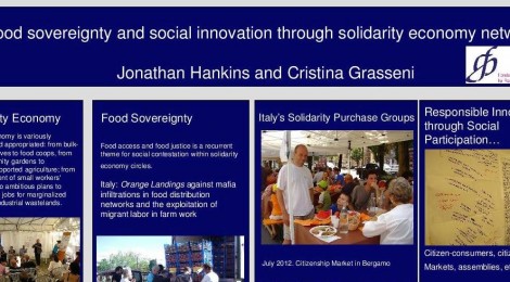 Food Sovereignty and Social Sustainability Through Solidarity Economy Networks